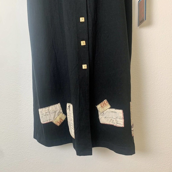 NWT Vintage COUNTRYWEAR CASUALS Plus Womens Dress Patchwork XL Long Sleeve - Picture 4 of 10